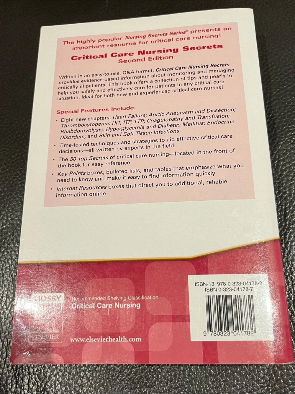 Critical Care Nursing SECRETS Book 2nd edition Hildy Schnell Kathleen Puntillo